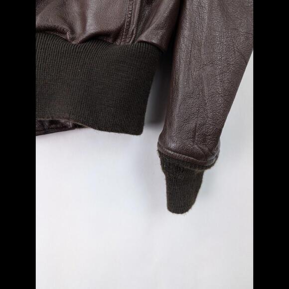 [SOLD] GIBSON & BARNES x US NAVY Men's Sz US 38R G-1 Intermediate Flight Jacket - Picture 12 of 14